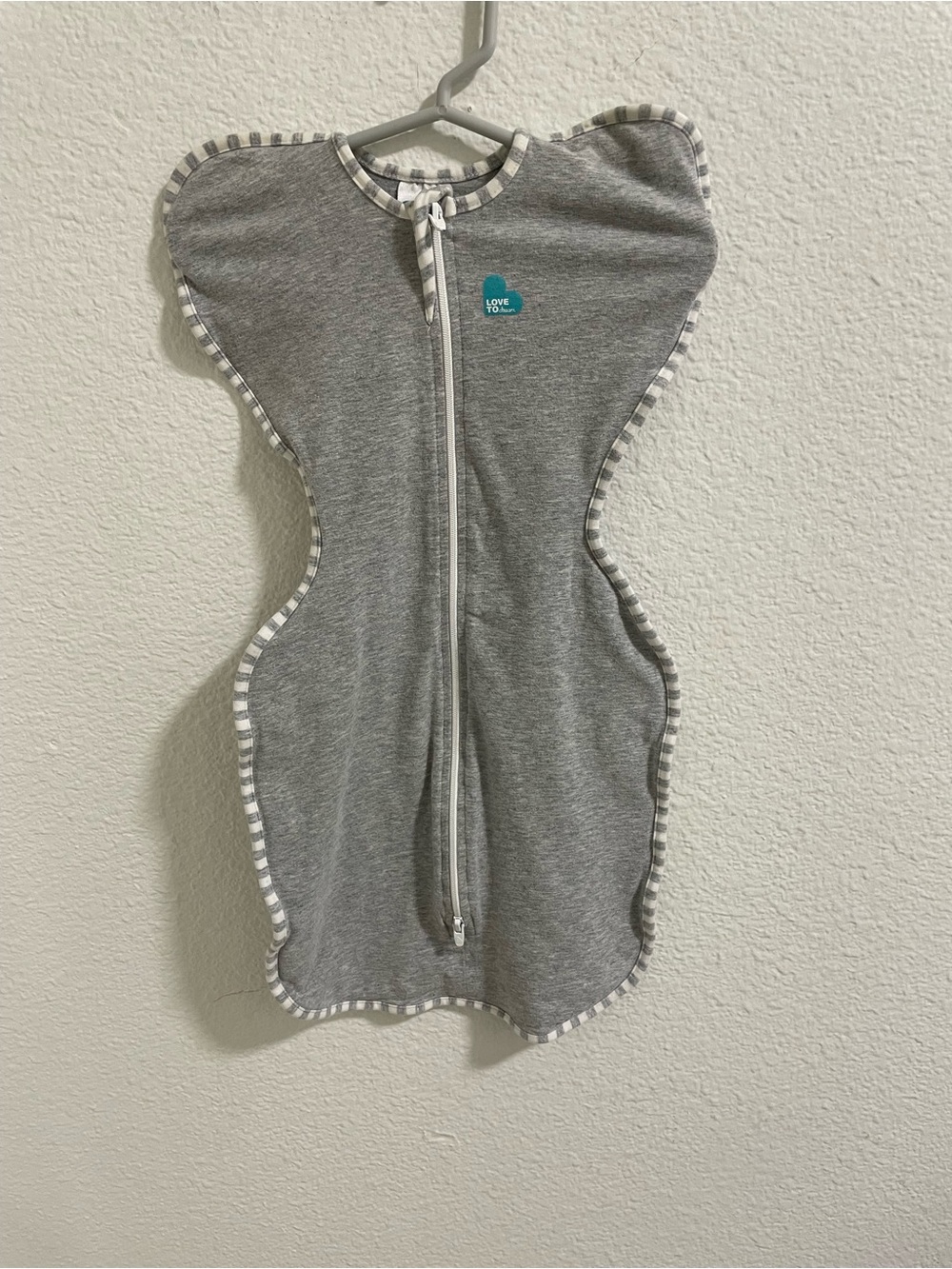 Love To Dream Grey Swaddle Sleep Bag for Kids - Zip-Up Sleeper